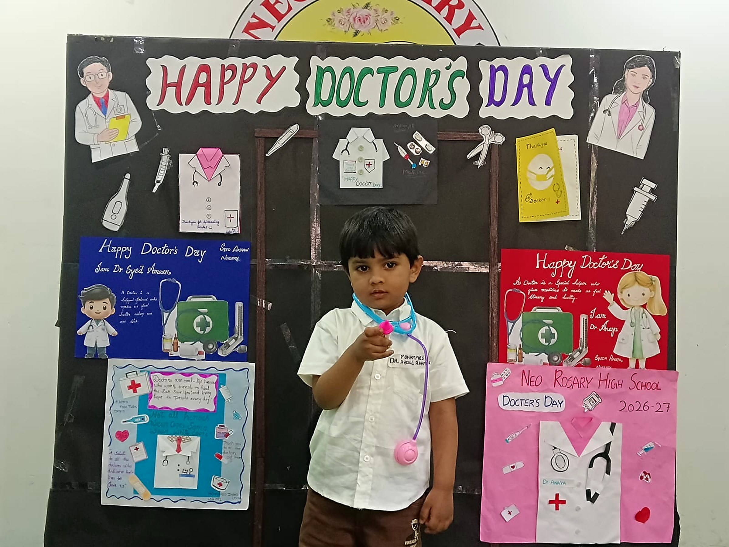 Student dressed as a doctor