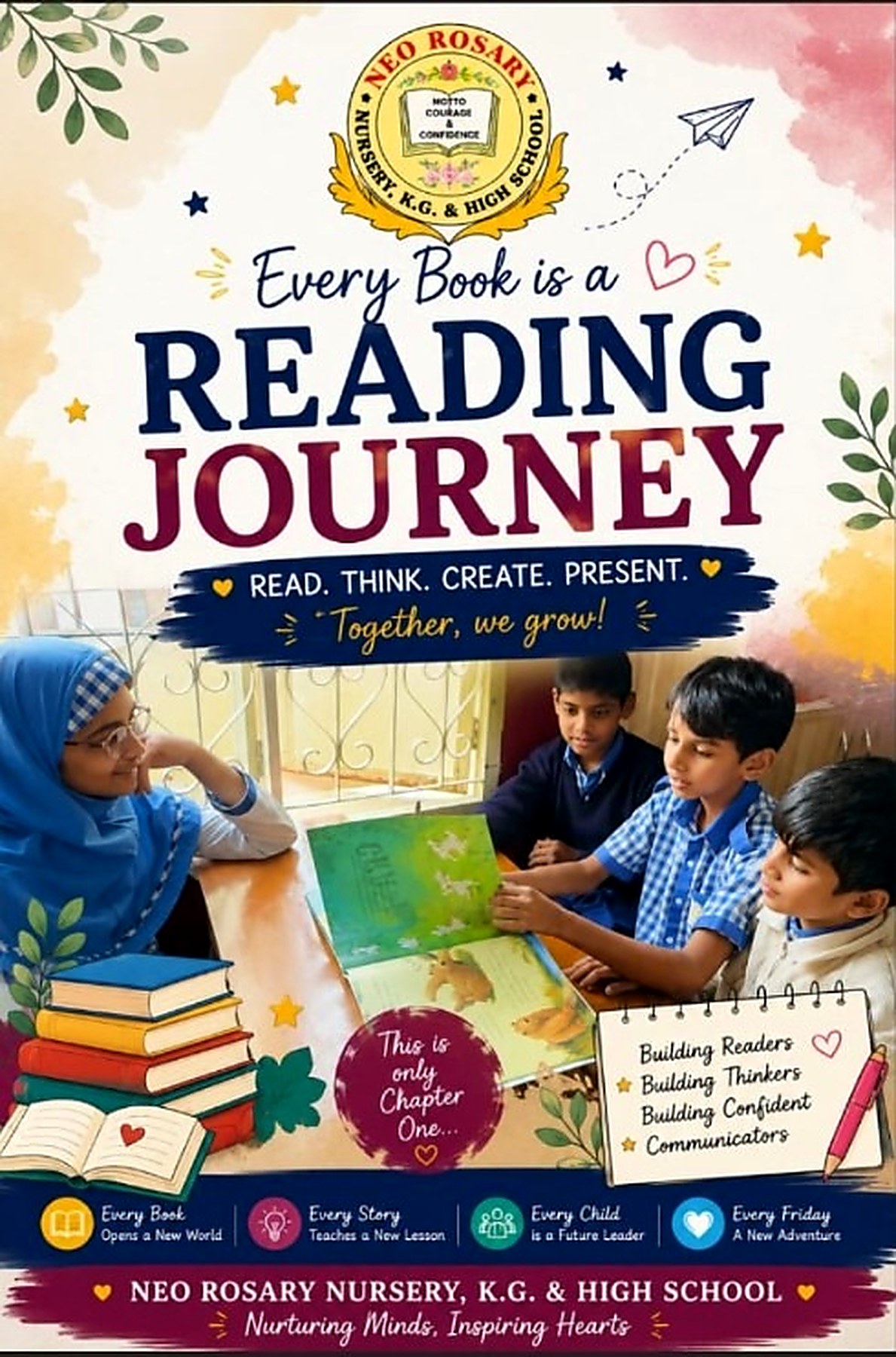 Reading journey initiative at Neo Rosary School